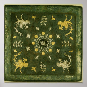 Póster Espejo, bronce con espalda lacada