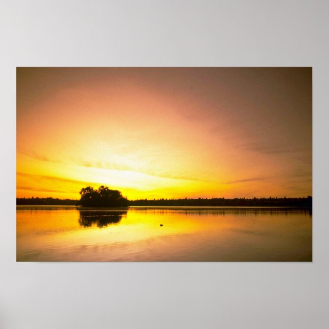 Póster Espejo de agua (Frente)