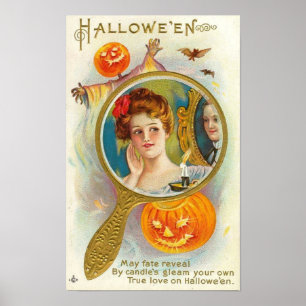 Póster Espejo de Halloween
