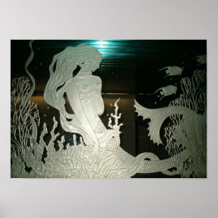 Póster Espejo de la sirena