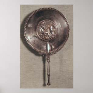 Póster Espejo de mano que representa a Leda y al cisne