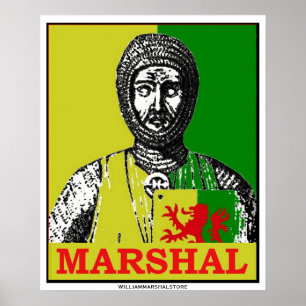 Póster Espejo del mariscal de Guillermo del poster de la
