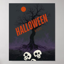 Póster espeluznante de Halloween 🎃👻