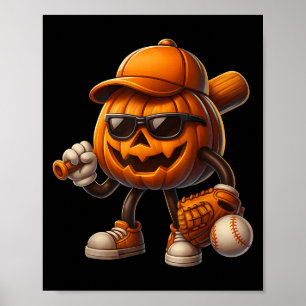 Póster Espeluznantes disfraces de halloween de béisbol Ja