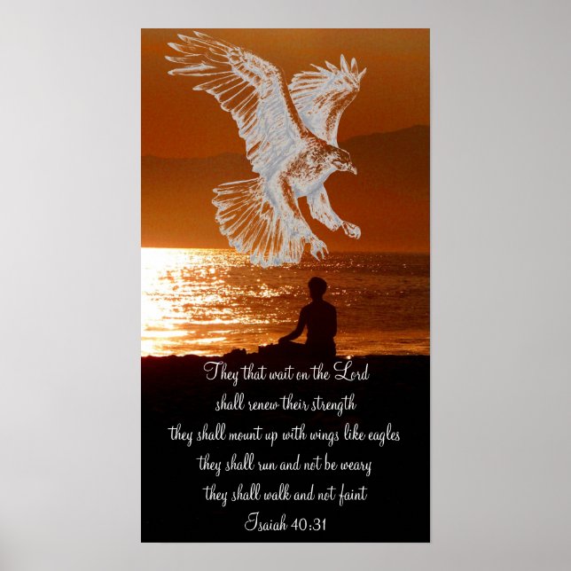 Póster Espera al Señor. (Frente)