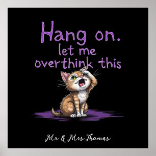 Póster Espera, Déjame Sobrepensar Este Divertido Introver