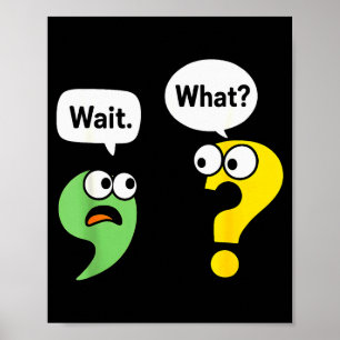 Póster Espera Qué Piojos De Gramática 