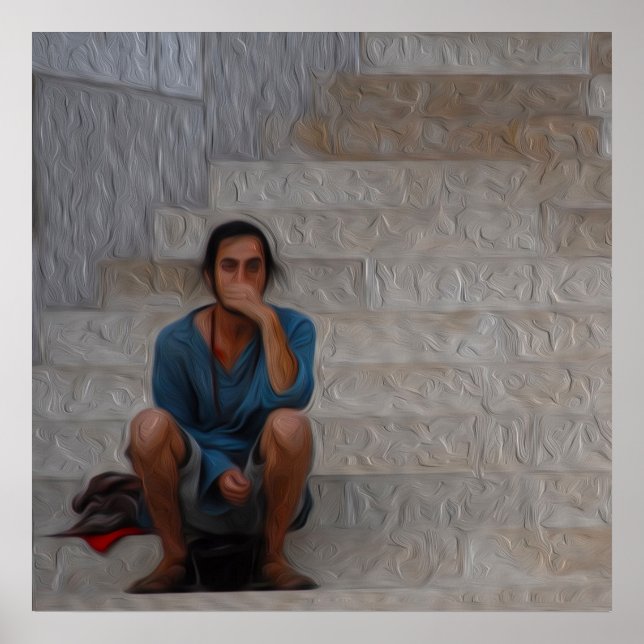 Póster Esperando a Godot (Frente)