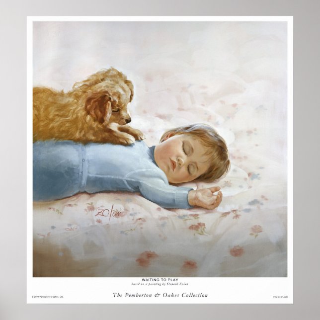 Póster Esperando A Jugar (Frente)