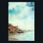 Póster ESPERANDO AL poster BRANDY<br><div class="desc">'Esperar a Brandy' es una avenida de contrabandistas que esperan su carga. De una acuarela por Paul K Taylor</div>