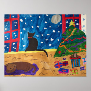 Póster Esperando al Poster Navidades