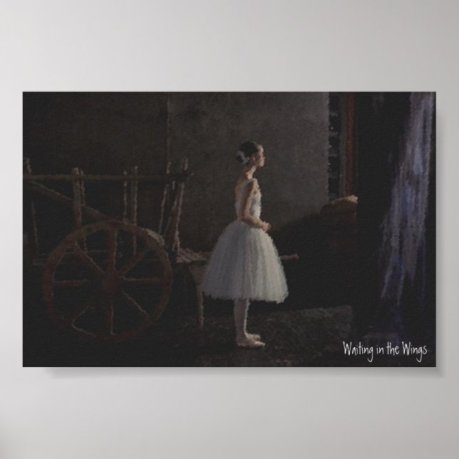 Póster Esperando en las alas (Frente)