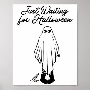 Póster Esperando Halloween Fantasma Fantasma Hal Summer H