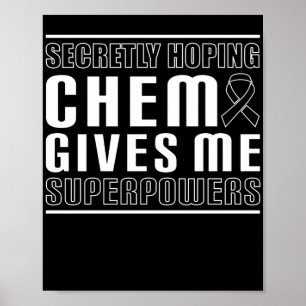 Póster Esperando secretamente que Chemo me dé superpoder