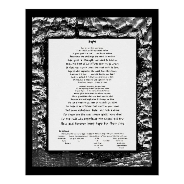 Póster Esperanza (Anverso)