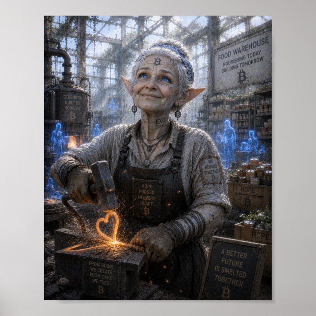 Póster Esperanza / Acerero / Almacén de alimentos (Frente)