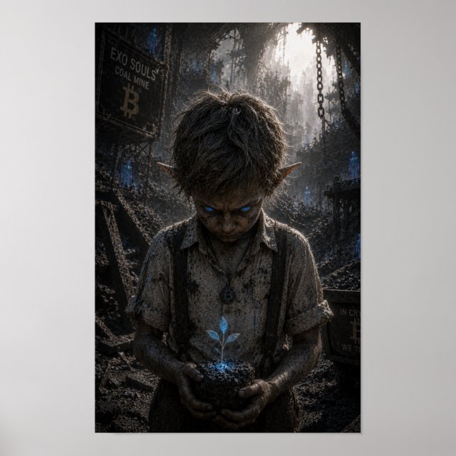 Póster Esperanza / Albañil / Mina de Carbón (Frente)