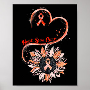 Póster Esperanza Amor Curación Luchador Girasol Rsd Crps 