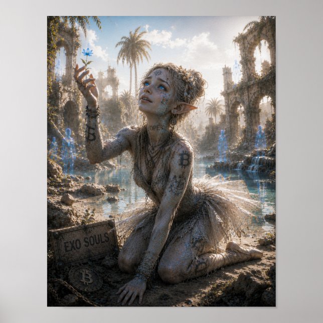 Póster Esperanza / Bailarina / Oasis del Desierto (Frente)