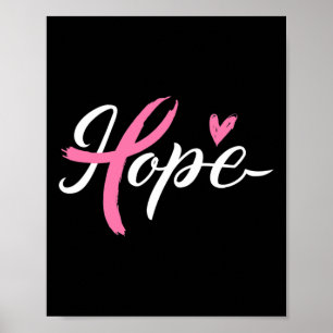 Póster Esperanza Cinta de Concienciación sobre el Cáncer 