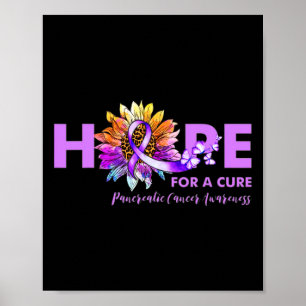 Póster Esperanza De Una Cura De Conciencia Pancreática So