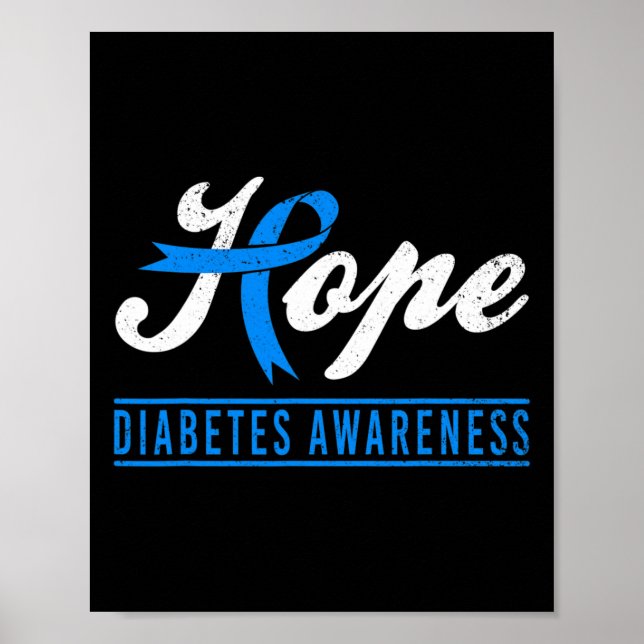 Póster Esperanza Diabetes Sensibilización Cinta Diabética (Frente)