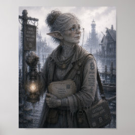 Póster Esperanza / Guardián del faro / Muelle inundado