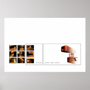 Póster esperanza: luz contra oscuridad