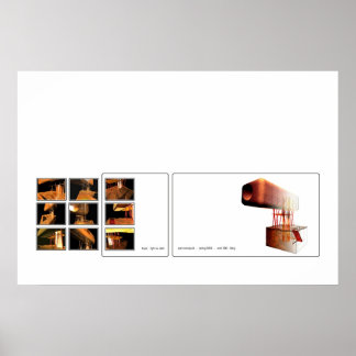 Póster esperanza: luz vs. oscuridad