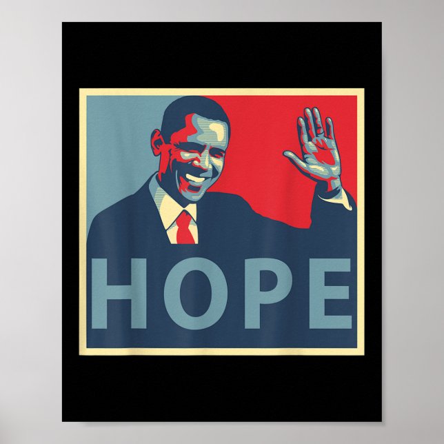 Póster Esperanza Obama 44 Presidente (Frente)