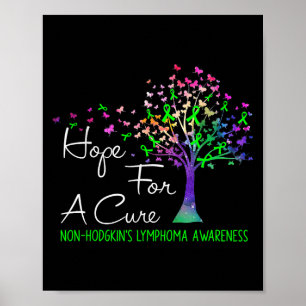 Póster Esperanza Por Una Conciencia Del Linfoma De Cura N