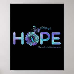 Póster Esperanza Regalos de prevención del suicidio de ma