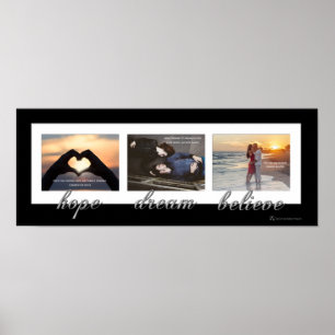 Póster Esperanza, sueño, creer a Poster de la nueva Wed