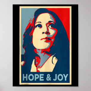 Póster Esperanza Y Alegría Kamala Harris Obama Retrato De