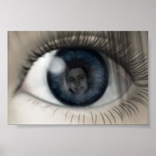 Póster espía del ojo