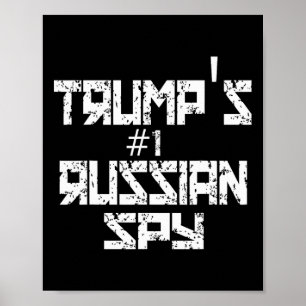 Póster Espía Ruso Divertido Conservador Trump de Trump