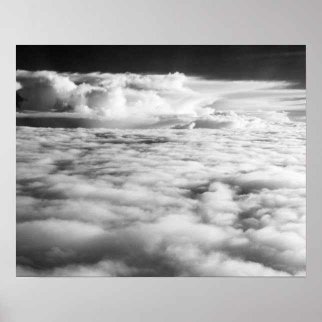 Póster Espidez de nubes al amanecer. 2 (Frente)