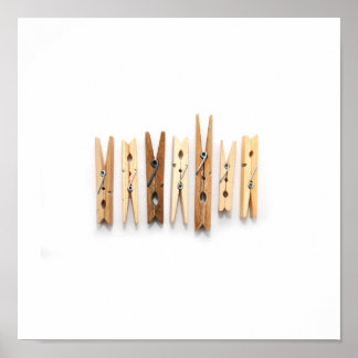 Póster "Espinas de madera"