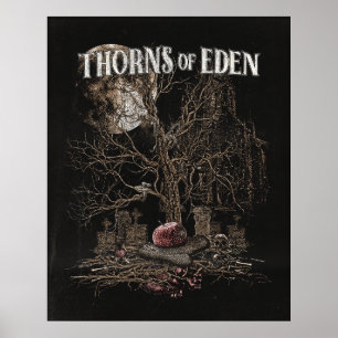 Póster Espinas del Edén - Diseño de Streetwear Gótico