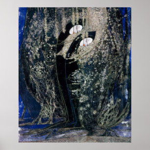 Póster Espinas negras de Margaret Macdonald