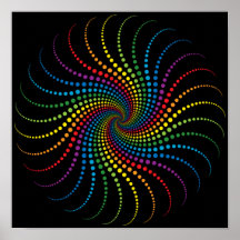 Espiral arcoiris fascinante