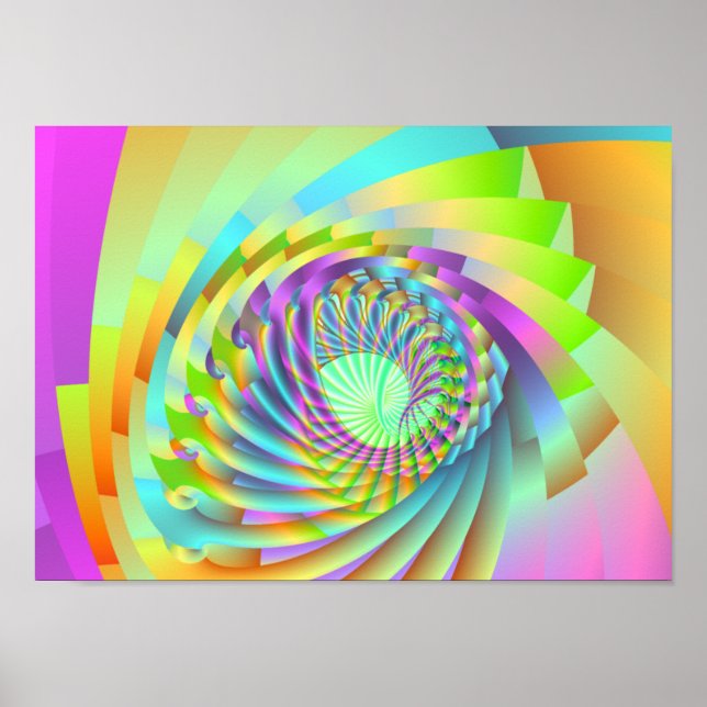 Póster espiral astral (Frente)