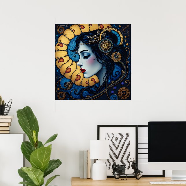 Póster Espiral Celeste (Oficina en casa)