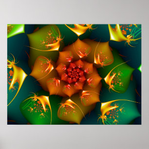 Póster Espiral de angelfish