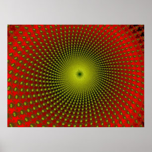 Póster Espiral de caballito de mar (impresión)