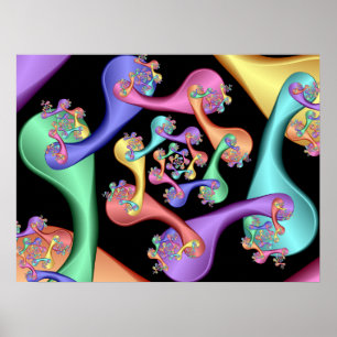 Póster Espiral de cucharas