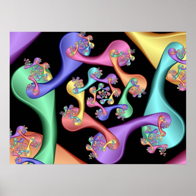 Póster Espiral de cucharas (Frente)