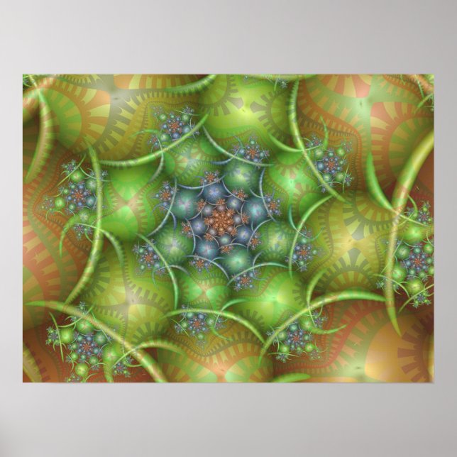 Póster Espiral de huevos de Pascua (Frente)