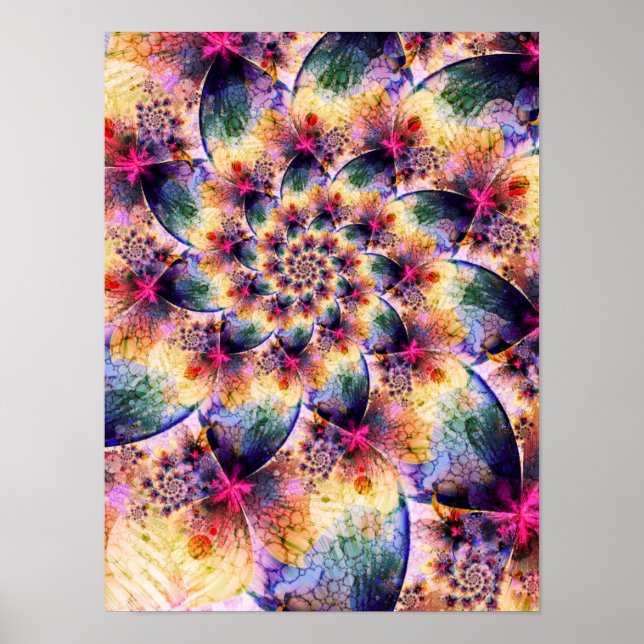 Póster Espiral de primavera (Frente)