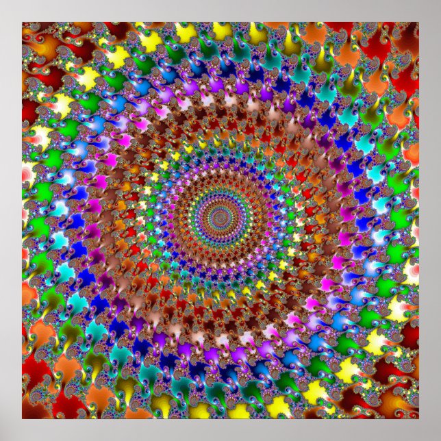 Póster 'Espiral espectral' (Frente)